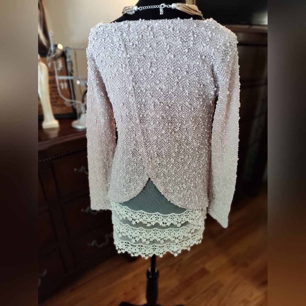 Altar'd State Cream Textured Sweater - Picture 3 of 5